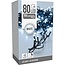 Christmas lights 80 LED - 6m - white - Timer - Light functions - Memory - Outdoor