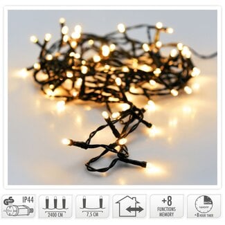 Weihnachtslichterkette - 320 LEDs - 24 m - Extrawarmweiß