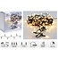Weihnachtslichterkette - 320 LEDs - 24 m - Extrawarmweiß - Timer, Lichtfunktionen und Speicher - Außen