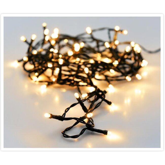 Christmas lights 320 LED - 24m - extra warm white - Timer - Light functions - Memory - Outdoor