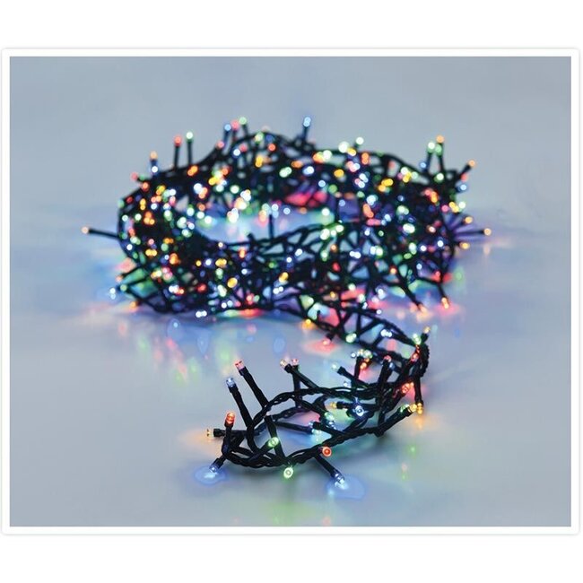 Micro Cluster LED String Lights - 560 LED - 11m - multicolor - Timer - Light functions - Memory - Outdoor