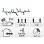 Microcluster - 800 led - 16m - multicolor - Timer - Lichtfuncties - Geheugen - Buiten