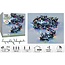 Micro Cluster LED String Lights - 1800 LED - 36m - multicolor - Timer - Light functions - Memory - Outdoor