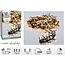Micro-Cluster-LED-Lichterkette für außen - 560 LEDs, 11 m, Warmweiß, Timer, Lichtfunktionen und Speicher