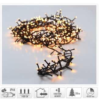Micro Cluster LED String Lights - 700 LED - 14m - extra warm white