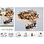 Micro-Cluster-Lichterkette - 700 LEDs - 14 m - Extrawarmweiß - Timer, Lichtfunktionen und Speicher - Außen
