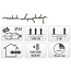 Microcluster - 800 led - 16m - extra warm wit - Timer - Lichtfuncties - Geheugen - Buiten