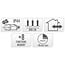 Micro Cluster LED String Lights - 400 LED - 8m - three tone traditional - Timer - Light functions - Memory - Outdoor