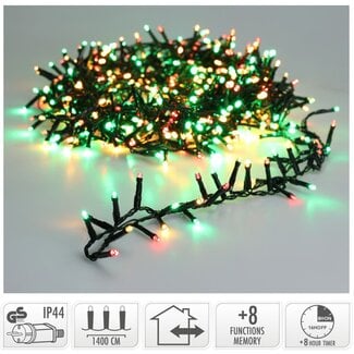 Micro-Cluster-LED-Lichterkette für außen