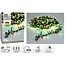 Micro Cluster LED String Lights - 800 LED - 16m - three tone traditional - Timer - Light functions - Memory - Outdoor