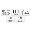 Microcluster - 800 led - 16m - two tone romantic - Timer - Lichtfuncties - Geheugen - Buiten