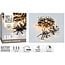 Cluster lighting 192 LED - 1.4m - warm white - Battery - Light functions - Memory - Timer