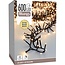 Maxi-Cluster-LED-Weihnachtslichterkette für außen - 600 LEDs, 9 m, Extrawarmweiß, Timer, Lichtfunktionen und Speicher