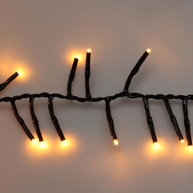 Maxi Cluster Christmas lights - 600 LED - 9m - extra warm white - Timer - Light functions - Memory - Outdoor