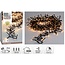 Maxi Cluster Christmas lights - 800 LED - 12m - extra warm white - Timer - Light functions - Memory - Outdoor
