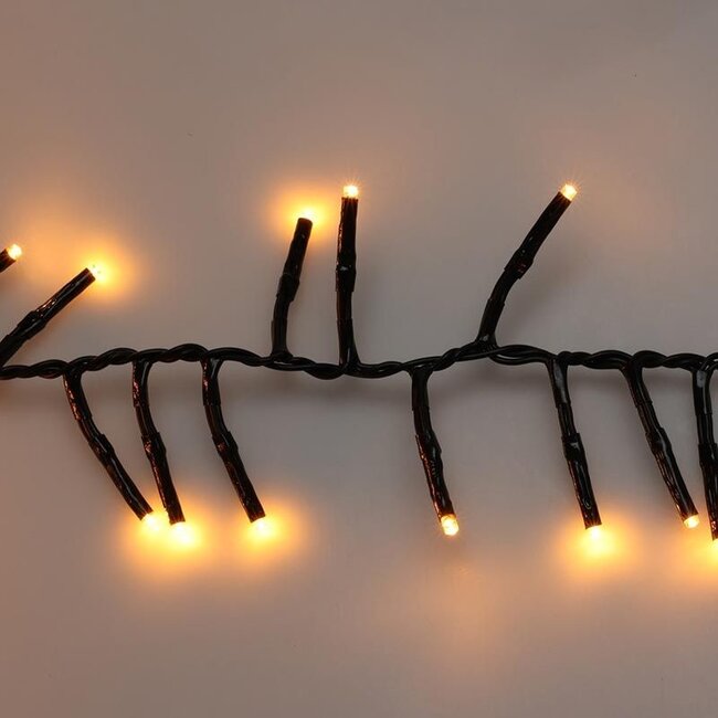 Maxi Cluster Christmas lights - 800 LED - 12m - extra warm white - Timer - Light functions - Memory - Outdoor