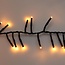 Maxi Cluster Kerstverlichting - 800 led - 12m - extra warm wit - Timer - Lichtfuncties - Geheugen - Buiten