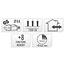 Maxi Cluster Kerstverlichting - 800 led - 12m - extra warm wit - Timer - Lichtfuncties - Geheugen - Buiten