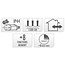 Maxi Cluster Kerstverlichting - 1000 led - 15m - extra warm wit - Timer - Lichtfuncties - Geheugen - Buiten
