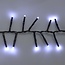 Maxi Cluster Christmas lights - 800 LED - 12m - white - Timer - Light functions - Memory - Outdoor