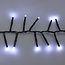 Maxi-Cluster-LED-Weihnachtslichterkette für außen - 1200 LEDs, 18 m, Weiß, Timer, Lichtfunktionen und Speicher