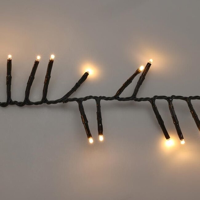 Maxi Cluster Christmas lights - 600 LED - 9m - warm white - Timer - Light functions - Memory - Outdoor