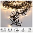 Maxi Cluster Kerstverlichting - 800 led - 12m - warm wit - Timer - Lichtfuncties - Geheugen - Buiten