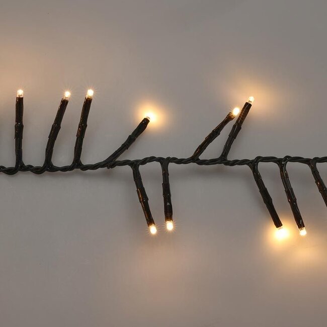 Maxi Cluster Christmas lights - 1000 LED - 15m - warm white - Timer - Light functions - Memory - Outdoor