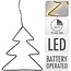 Christmas lights - Christmas tree 20 cm - with Timer - on Batteries