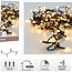 Kerstverlichting 96 led - 7m - extra warm wit - Batterij - Lichtfuncties - Geheugen - Timer