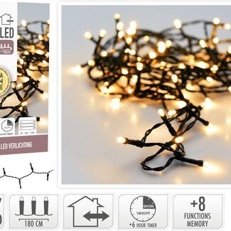 Christmas lights 24 LED - 1.80m - extra warm white - Battery
