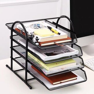 Ceruzo Letter Tray 4 Compartments - with 4 extendable Layers - Mail Tray