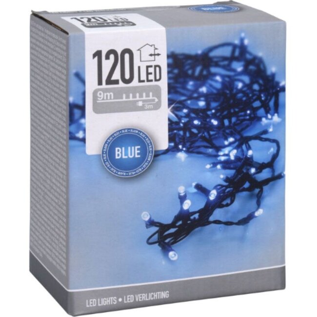 LED lighting - 120 LED - 9 meters - blue