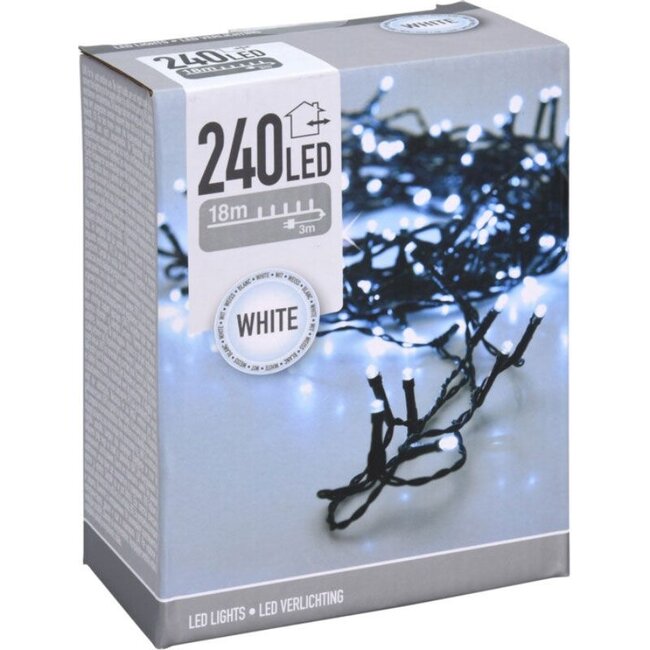 LED lighting 240 LED - 18 meters white