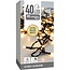 Christmas lights 40 LED - 3m - extra warm white - Timer - Light functions - Memory - Outside