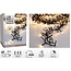 Maxi-Cluster-Weihnachtslichterkette - 400 LEDs - 6 m - Warmweiß - Timer, Lichtfunktionen und Memory-Funktion - Für außen