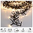 Maxi Cluster Christmas lights - 400 LED - 6m - warm white - Timer - Light functions - Memory - Outdoor
