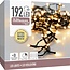 Christmas lights 192 LED - 14.5m - extra warm white - Battery - Light functions - Memory - Timer