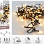 Kerstverlichting 48 led - 3.50m - extra warm wit - Batterij - Lichtfuncties - Geheugen - Timer
