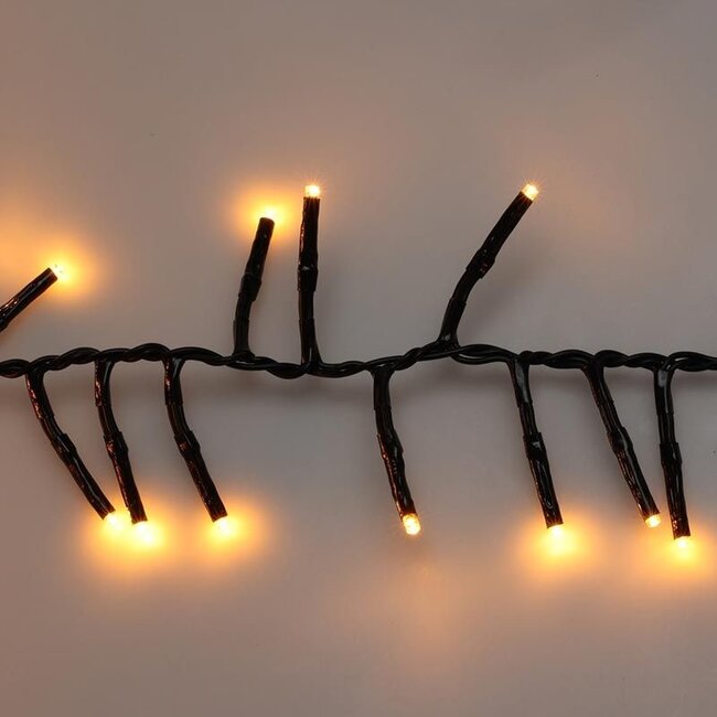 Maxi Cluster Christmas lights - 1200 LED - 18m - extra warm white - Timer - Light functions - Memory - Outdoor
