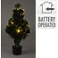 Weihnachtsbaum mit Glasfaserbeleuchtung - 45 cm