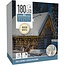 Eiszapfen-Lichterkette - 180 LEDs - 6 m - Warmweiß - Timer, Lichtfunktionen und Memory-Funktion