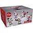 Christmas figure Acrylic - Birds - LED - set of 5