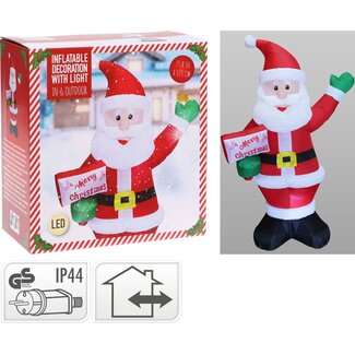 Aufblasbarer Weihnachtsmann mit Beleuchtung