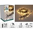 S.I.A. Treecluster Weihnachtsbaum-Lichterkette - 768 LEDs - Warmweiß
