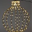 Verlichte Kerstbal - 45cm - Zwart Frame