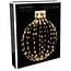 Illuminated Christmas Ball - 45 cm - Black Frame