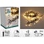 S.I.A. Treecluster Weihnachtsbaum-Lichterkette - 960 LEDs - Warmweiß