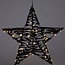 Verlichte Kerstster - Zwart - 40 cm - 60 led