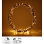 Christmas wreath on stand - 300 LED - 60 cm - warm white - Timer